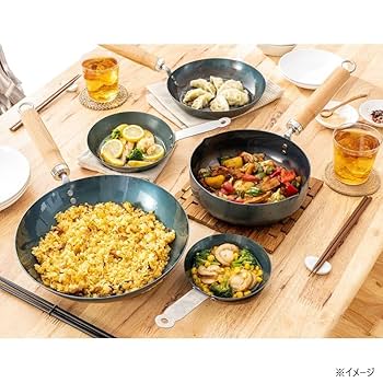 Amazon｜カインズ(CAINZ) 鉄フライパン ミニ 16cm ガス火対応